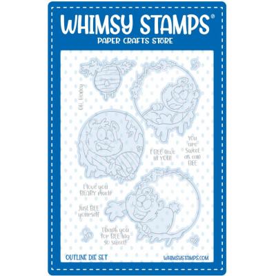 Whimsy Stamps Dies - Honeybear